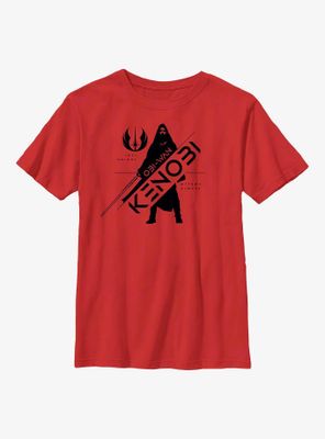 Star Wars Obi-Wan Kenobi Silhouette Youth T-Shirt