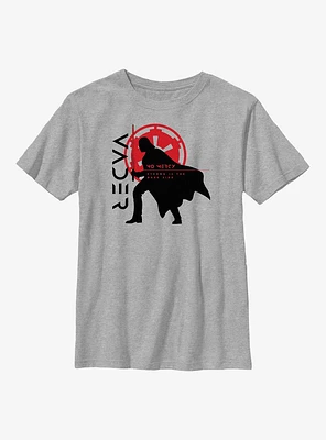 Star Wars Obi-Wan Kenobi Vader Silhouette Youth T-Shirt