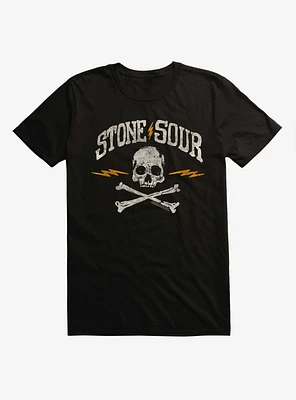 Stone Sour Skull And Crossbones T-Shirt