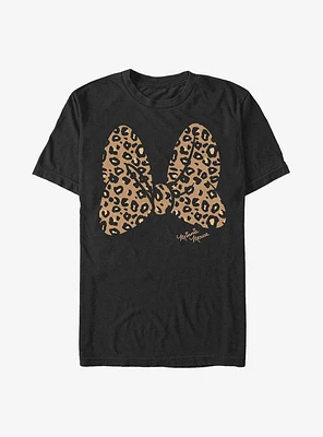 Disney Minnie Mouse Animal Print Bow T-Shirt