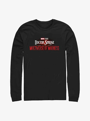 Marvel Doctor Strange The Multiverse of Madness Logo Long-Sleeve T-Shirt