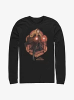 Marvel Doctor Strange The Multiverse of Madness Wanda Mandala Long-Sleeve T-Shirt