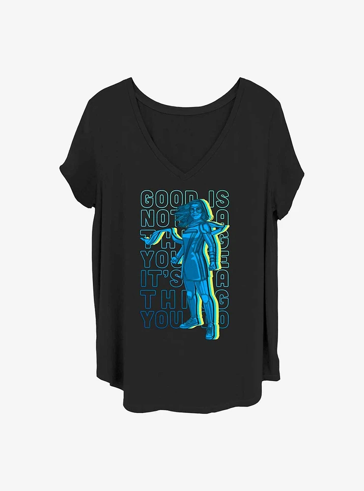 Marvel Ms. Do Good Stack Girls Plus T-Shirt