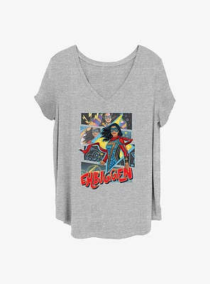 Marvel Ms. Embiggen Girls Plus T-Shirt