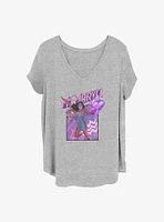 Marvel Ms. Fist Panel Girls Plus T-Shirt