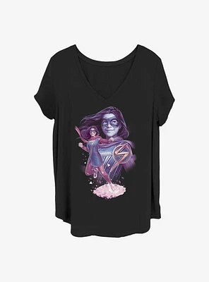 Marvel Ms. House Of Mirrors Girls Plus T-Shirt