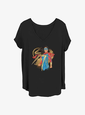 Marvel Ms. Portrait Girls Plus T-Shirt