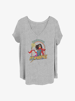 Marvel Ms. Retro Girls Plus T-Shirt