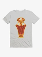 Samurai Jack Aku Flames Silhouette T-Shirt