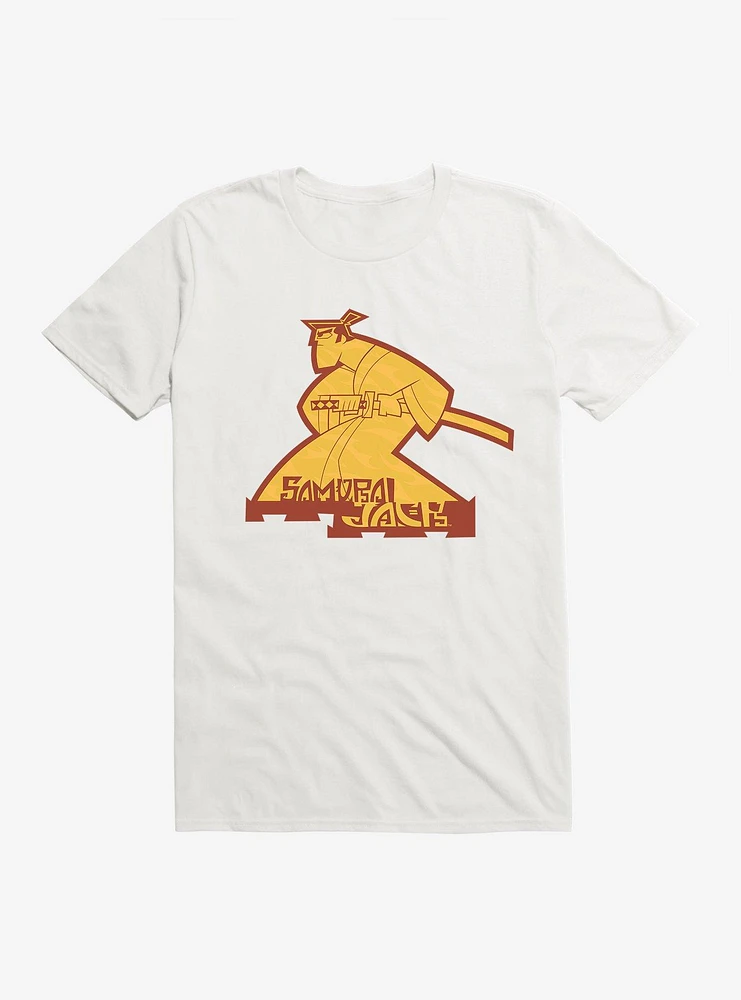 Samurai Jack Stylized Font T-Shirt