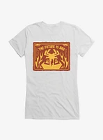 Samurai Jack Future Is Aku Flames Girls T-Shirt