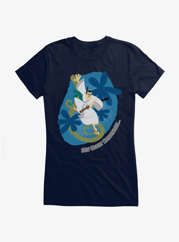 Samurai Jack Quest Continues Flora Girls T-Shirt