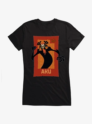 Samurai Jack Shape Shifter Aku Girls T-Shirt