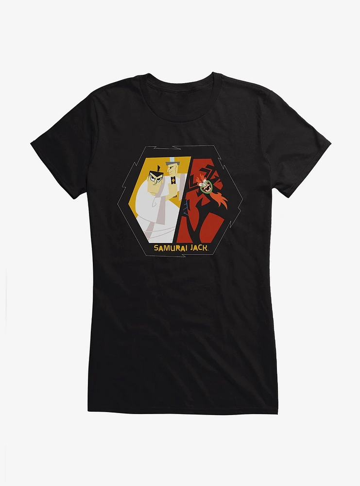 Samurai Jack Aku Split Girls T-Shirt
