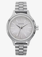 Nixon Optimist Silver Mother Of Pearl Watch