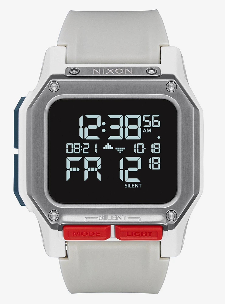 Nixon Regulus White Gray Watch