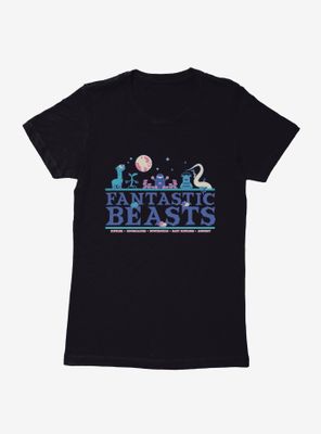 Fantastic Beasts And Where To Find Them Moon Womens T-Shirt
