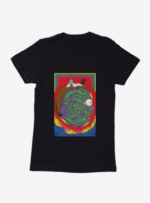 Rick And Morty Portrait Maze Womens T-Shirt