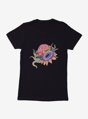 Rick And Morty Brain Monster Womens T-Shirt