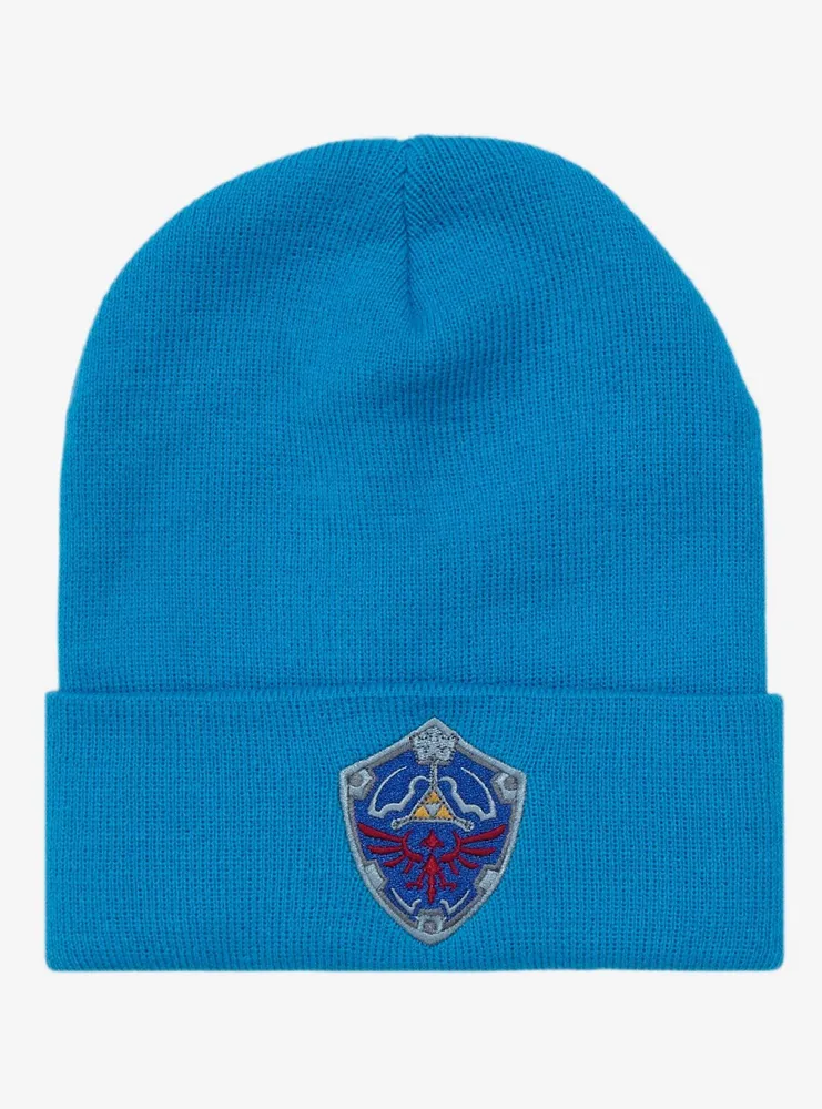 Nintendo The Legend of Zelda Breath of the Wild Hylian Shield Cuff Beanie - BoxLunch Exclusive