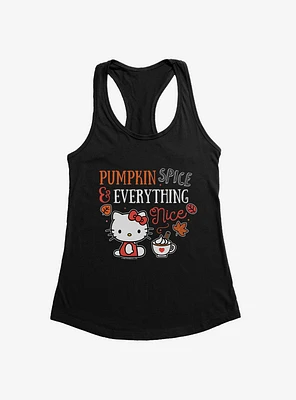 Hello Kitty Pumpkin Spice & Everything Nice Girls Tank