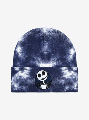 Disney The Nightmare Before Christmas Jack Skellington Tie-Dye Cuff Beanie - BoxLunch Exclusive