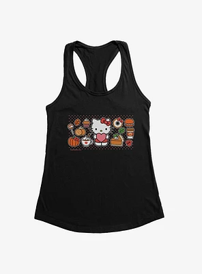 Hello Kitty Pumpkin Spice Food & Decor Girls Tank