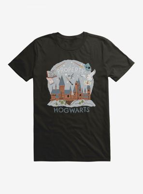 Harry Potter Hedwig Property Of Hogwarts T-Shirt