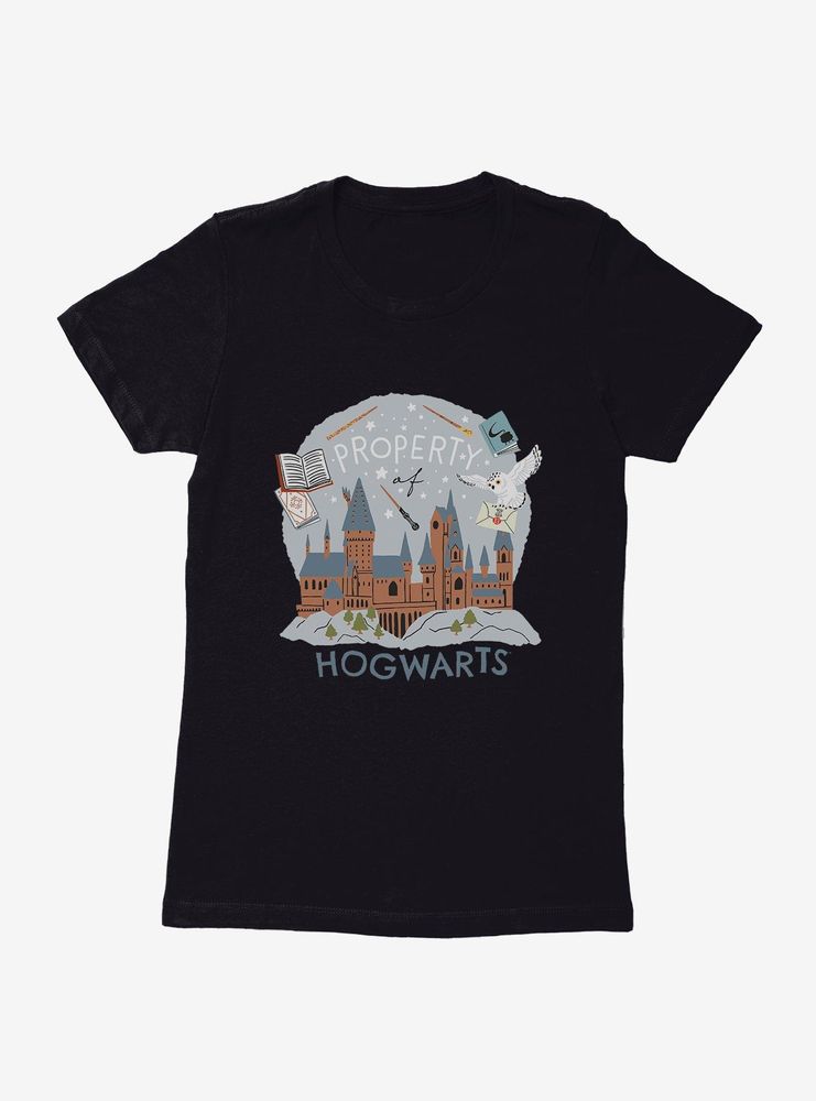 Harry Potter Hedwig Property Of Hogwarts Womens T-Shirt