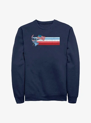 Disney Lilo & Stitch American Flag Sweatshirt