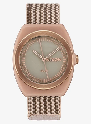 Nixon Light-Wave Light Pink Rose Gold Watch