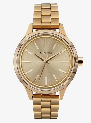 Nixon Optimist All Light Gold Watch