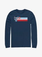 Disney Lilo & Stitch American Flag Long-Sleeve T-Shirt