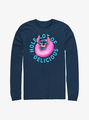 Disney Lilo & Stitch Hole Lot Of Delicious Long-Sleeve T-Shirt