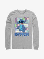 Disney Lilo & Stitch Character Shirt With Pattern Long-Sleeve T-Shirt