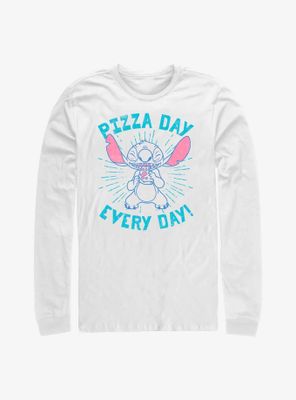 Disney Lilo & Stitch Pizza Day Every Long-Sleeve T-Shirt
