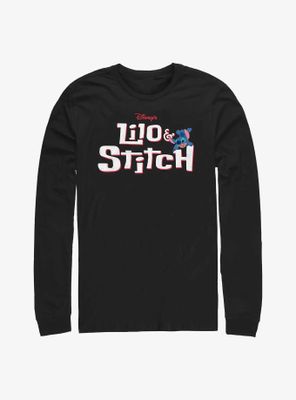 Disney Lilo & Stitch Sitch With Logo Long-Sleeve T-Shirt