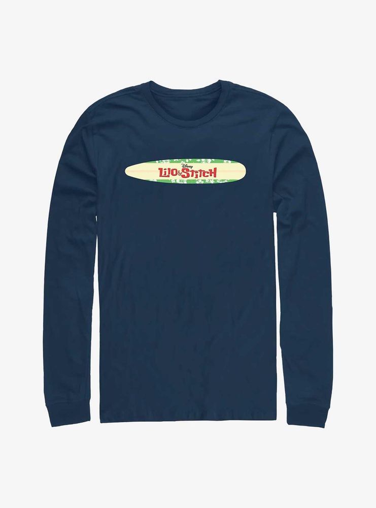 Disney Lilo & Stitch Surfboard Logo Long-Sleeve T-Shirt