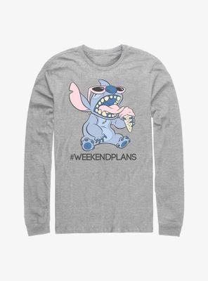 Disney Lilo & Stitch Weekend Plans Long-Sleeve T-Shirt