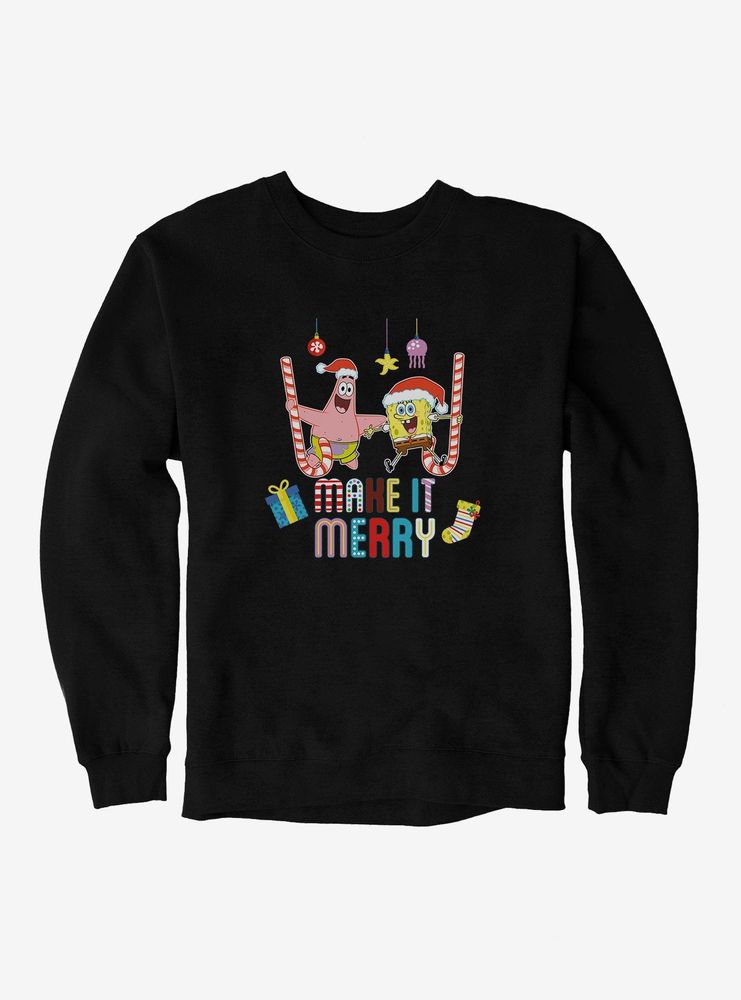 SpongeBob SquarePants Make It Merry Sweatshirt