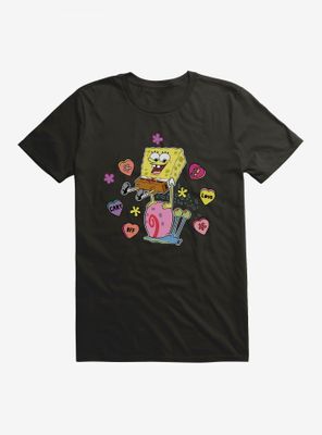 SpongeBob SquarePants Valentine Conversation Hearts T-Shirt