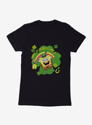 SpongeBob SquarePants Happy St. Patrick's Day Womens T-Shirt