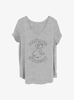 Disney 101 Dalmatians Always Hungry Roly Girls T-Shirt Plus