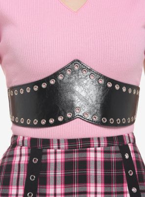 Black Grommet Corset