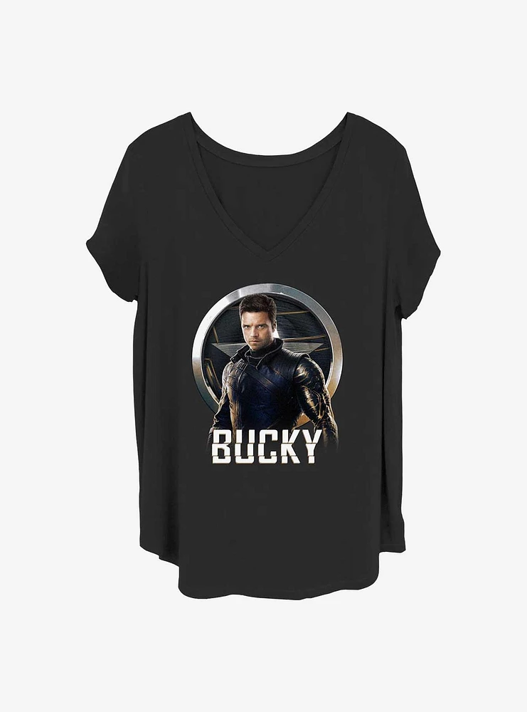 Marvel the Falcon and Winter Soldier Bucky Girls T-Shirt Plus