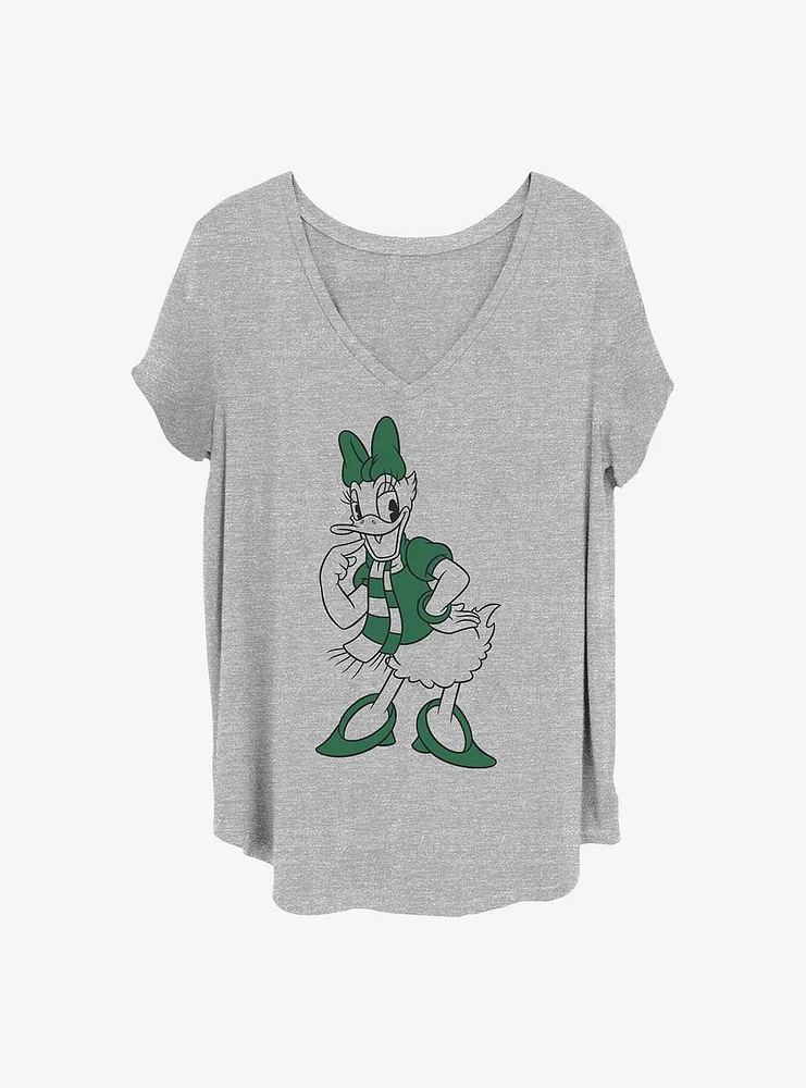 Disney Daisy Duck Pine Green Girls T-Shirt Plus