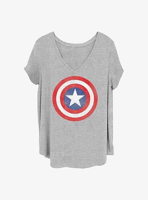 Marvel Captain America Classic Girls T-Shirt Plus