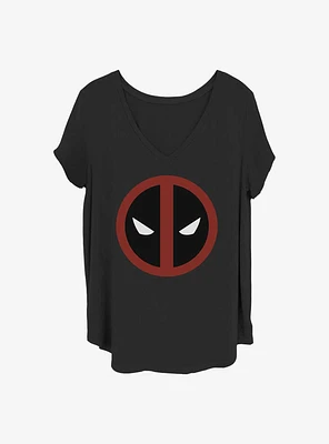 Marvel Deadpool Eyes Girls T-Shirt Plus