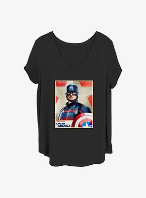 Marvel the Falcon and Winter Soldier Inspired By Cap Girls T-Shirt Plus