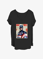 Marvel the Falcon and Winter Soldier Inspired By Cap Girls T-Shirt Plus